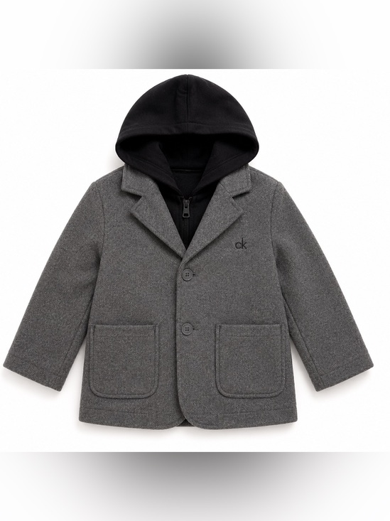 Calvin Klein Other - Calvin Klein Kids Gray Hooded Jacket Size 3T NWOT